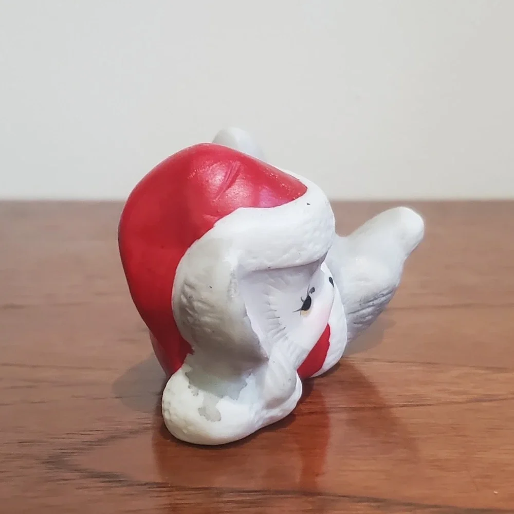 Vintage Tumbling Mouse Figurine Grey X-Mas Around The World‎ from NO. 54-235